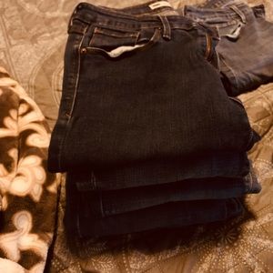 Levi’s mid rise skinny jeans size 6 Lot of 6 pairs